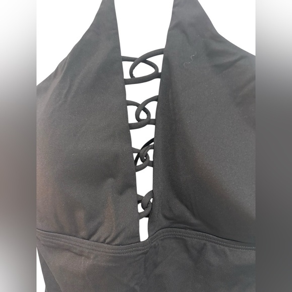 Athleta Halter Bathing Suit Dress Cover Up Athletic Dress Nylon Small - Picture 3 of 7